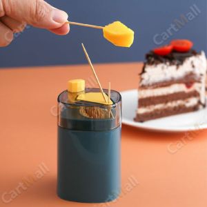Creative Automatic Toothpick Holder Container Household Toothpick Box Table Toothpick Storage Box