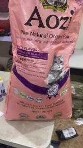 Aozi Cat Pure Natural Organic Cat Dry food for Adult and Kitten 20kg 10kg 500g 1kg
