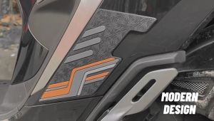 Footstep Protector Honda Stylo 160 Pelindung Pijakan Kaki Motor Exie Art