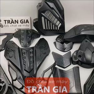 Combo full phụ kiện gắn xe AB Airblade năm 2016 2017 2018 2019 ốp trang trí Carbon đầy đủ Air Blade cacbon