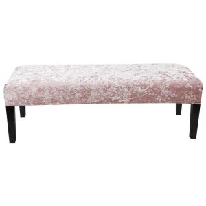 Dustproof Full-Enclosure Gold Velvet Sofa Footstool Cover