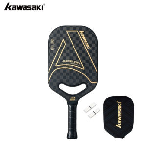 Kawasaki | Kawasaki Aurora pro Pickleball Paddle Aurora Pro T700 Full Carbon Fiber Rimless Frame Enlarged Sweet Spot for Advanced Training