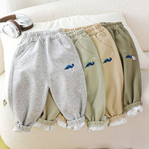 กางเกงขายาวเด็กฤดูใบไม้ร่วงเด็กผู้ชายกางเกงขายาวกางเกงหลวม