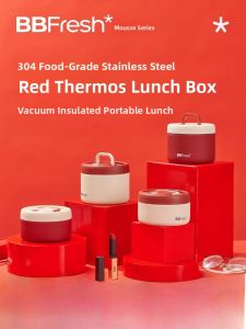 BBFresh Insulated Stainless Steel 304 Portable Lunch Box Long-lasting Food Preservation Box for Office Workers And Students