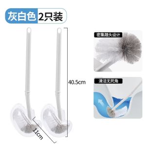 Camellia Toilet Brush For Home No Dead Angle Toilet Cleaning Brush Wall Hanging Brush Toilet Brush with Base Accessible Luxury Suit