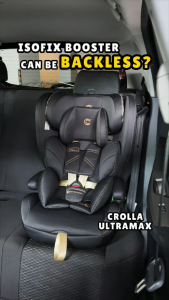Crolla UltraMax ( Gold ) ( High-back or backless booster seat )