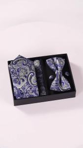 Luxury Gift Set Mens Tie Set Suitable for Valentines Day Christmas Business Work and Wedding Banquets