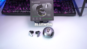 [3D cinema sound] BlueWow GM06 Bluetooth headset | Dual magnetic drive + 60ms gaming mode | Bluetooth 5.4 dual device connection | IPX4 waterproof and sweatproof gaming headset