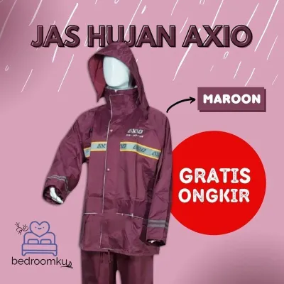 Jaket Jas Hujan Pria Wanita Unisex Axio Original Ori Premium Berkualitas