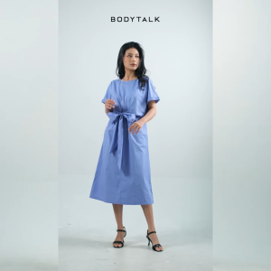 Bodytalk Dress Wanita Illaria Blue Online 72099T5BL