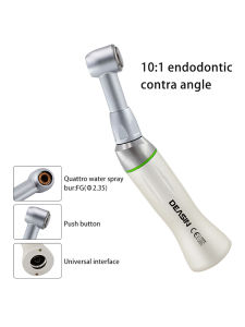 Endo Motor Dental 10:1 Head Reduction Contra Angle Motor Reduction Reciprocating Handpiece for Hand File Endo Treatment