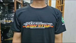 BAJU KAOS DISTRO PEKERJA NON STOP