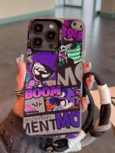 Silicone case suitable for vivo Y78 5G Y77 Y76 Y75 Y72 Y56 Y55 Y52 Y36 Y30 cute and funny creative cartoon anime rope new seismic resistant shell