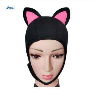 YounBlue Whale Professional Diving Snorkeling Cold Proof Warm Hat Sun Protection Ear Protection Swimming Cap Outdoor Activity