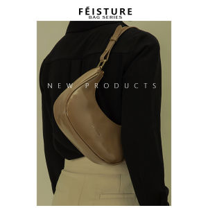 Feituer Underarm Bag Womens Spring New Commuter Saddle Bag Quality Leather Korean Style Single Shoulder Handbag PU Material