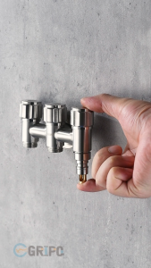 GRIPO 304 Stainless Heavy Duty Automatic Water Stop Washing Machine Connector Matte Finish