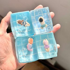 Swimming Pool Squeeze Toys Maltose Stress Relief Slow Rebound Fidget Toy Mochi Squishy Stress Reliever Adult Toys Antistress