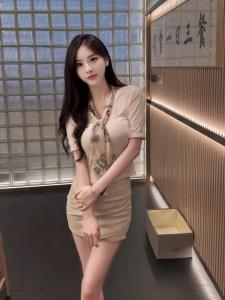 Korean Style Ribbon V-neck Short Sleeve T-shirt Womens Summer Waist-cinching Slim Fit Sweet And Stylish Top