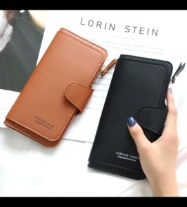 Fashion Long Womens Wallet Coin Purse Soft Leather Bag Clutch Bag Mobile Phone Bag Womens Bag