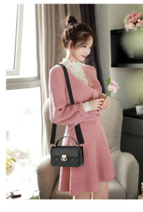 Túi Đeo Vai Đơn Thời Trang Cho Nữ Túi Vuông Nhỏ Vuông Góc Kiểu Dáng Mới Túi Đeo Chéo PVC Đa Năng Túi Đi Làm Túi Đeo Hông Thường Ngày