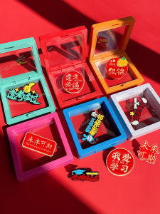 Gold-Plated Chest Pin สไตล์แห่งชาติ Silver-Plated สร้างแรงบันดาลใจสอบของขวัญกล่องสําหรับคู่อบสดอุปกรณ์เสริม