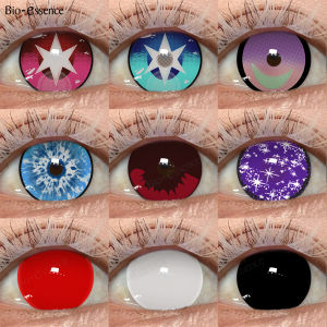 Bio-essence 1 Pair Halloween Cosplay Contact Lenses Ai Hoshino Rubi Ruby Akuamarin Kana Cosplay Pink Lenses Purple Anime Lenses
