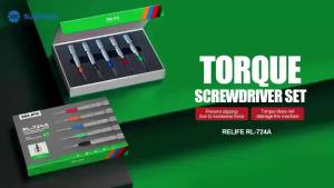 OBENG SET - HIGH PRECISION TORQUE SCREWDRIVER SET 5 IN 1 RELIFE RL-724A