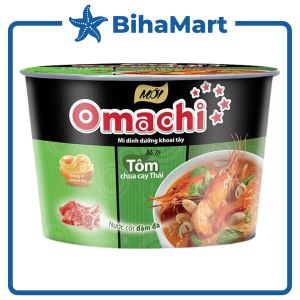 [TÔ LẺ] - MASAN - Mì tô khoai tây Omachi hương vị Lẩu tôm càng Mì Omachi Tôm chua cay tô Mì khoai tây Omachi (90g/tô)