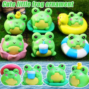 6PCS New Creative Mini Frog Desktop Cute Frog Animal Home Bonsai Micro Landscape Fairy Tale Garden Decoration