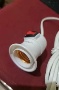 Fitting Lampu Gantung + Kabel Dengan Saklar ON/OFF Fiting Kabel Gantung Saklar