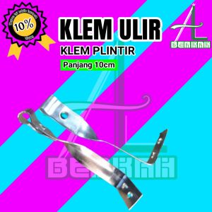Klem Ulir / Klem Plintir Klem Ulir Isolator Isi 10pcs Kabel Penangkal Anti Petir Grounding Rod Clamp Rod Grounding Clam Ground Rod Clem Tebal