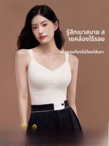 MiiOW | เสื้อชั้นในแบบมีสายรัดสำหรับใส่หลังคลอดและให้นม อบอุ่น หนา นุ่ม สัมผัสกับผิวได้ดี เสื้อกั๊กผู้หญิง ฤดูใบไม้ร่วงและฤดูหนาว