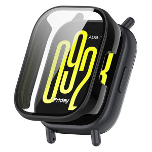 Case for Redmi Watch 5 Active Plastic Cover with Glass Screen Protector for Redmi Watch 5 Lite