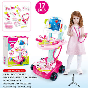 Medical Role Play Toys Stethoscopes X-rays CT Film Injection Sets ECG Monitors