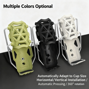 Adaptive Bike Bottle Cage Nylon Steel Motorcycle Cup Holder Stable Kettle Cage Shockproof