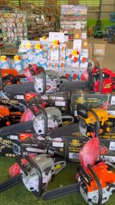 เลื่อยยนต์ กระทิงดำ เลื่อยโซ่ เลื่อยตัดไม้ กระทิงดำ Blackbull 5800 ตัดได้ 360 องศา เครื่องแรง รับประกันคุณภาพ โครตแรง