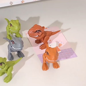 Dinosaur Finger Puppet Mini dinosaur figures T-Rex Action Figures with Biting Feature Perfect for Kids Parties Cake Top