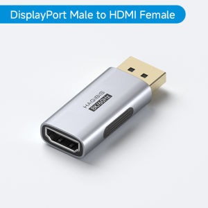 Hagibis | Hagibis DisplayPort to HDMI Adapter 8K 60Hz DP Male to HDMI Female Connector Cable Extension for PC Laptops External Monitor