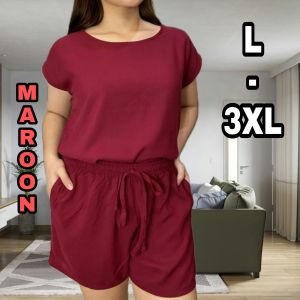 PLUS SIZE TERNO SHORT WITH HIGH QUALITY PRODUCT FIT XL-3XL COTTON SPANDEX