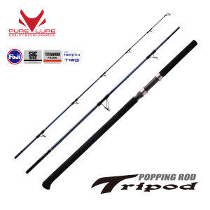 PURELURE Tripod Popping Fishing Rod Popper Rod Sea Big Game Tuna GT Fishing Rod FUJI SIC Guide HH Power 2.31m 2.53m Lure 200g