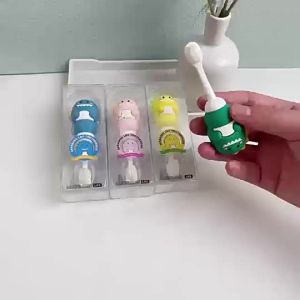 10000 เส้นใย แปรงสีฟันเด็ก - แปรงสีฟันขนนูมินด์ สำหรับเด็ก ลายการ์ตูน