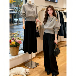Shalldoer | Áo Sweater Nữ Cổ Retro Thư Giãn Dành Cho Mùa Thu Đông 2026