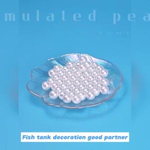 Aquarium simulation pearl ice stone decoration acrylic fish tank creative color bottom stone