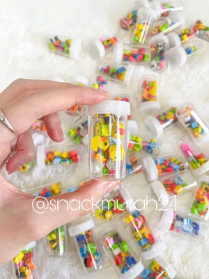 Penghapus Mini Karakter Lucu Anak Sekolah isi 8 PCS