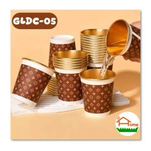 [LIL HOME] 50PCS DISPOSABLE PAPER CUP COFFEE TEA CUP thick 3 layer insulation