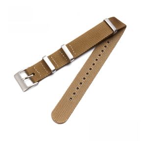 Nylon Canvas Watch Strap Mens and Womens Pin Buckle Substitute Omega Seiko Certina NATO Watch Accessories