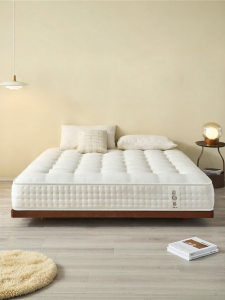 Glue-Free Tufted Double Layer Independent Spring Wool Silk Mattress