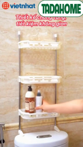 Kệ Đựng Đồ Nhà Tắm 3 Tầng Giá Để Đồ Nhà Tắm Toilet Chịu Lực Tốt VIỆT NHẬT 5581 - TADAHOME