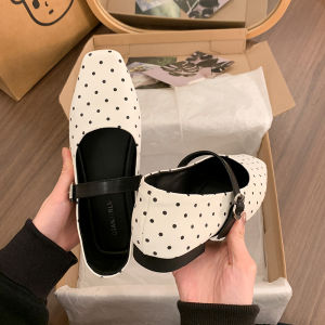 ZOG | Polka Dot Ballet Mary Jane Shoes Women Slip On Flats