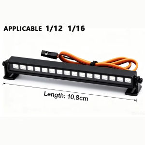 RC Roof Light Strip Made Of Metal Multi-Mode Adjustable Suitable For 1/10 1/12 And 1/16 Scale RC Crawler Model Accessories
